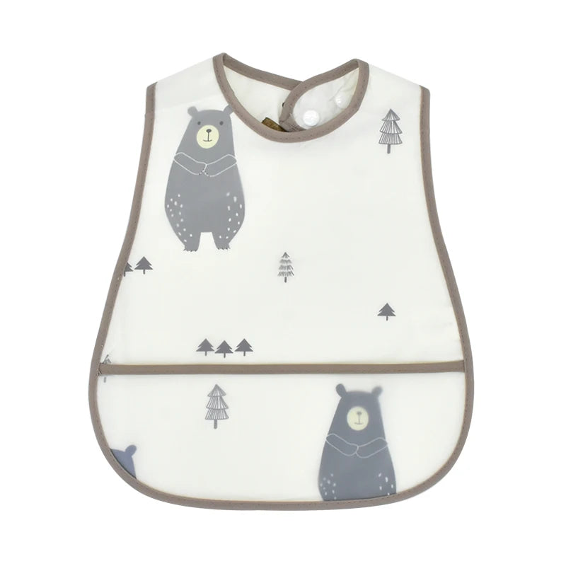 Cartoon Baby Feeding Bibs π»π΄