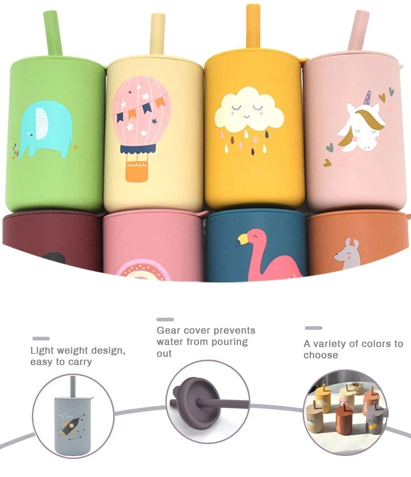 Baby Silicone Feeding Set.
