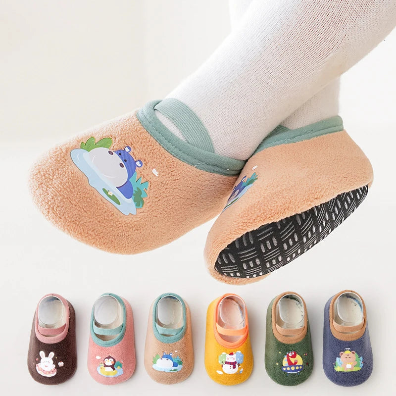 Cute Non-Slip Baby Animal Socks ๐พ