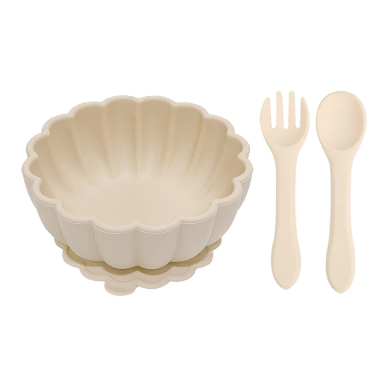 3-Piece Baby Silicone Dinnerware Set 🍽️✨