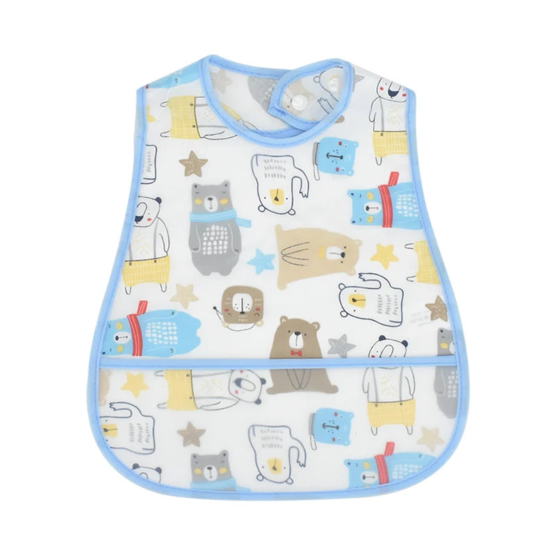 Cartoon Baby Feeding Bibs π»π΄