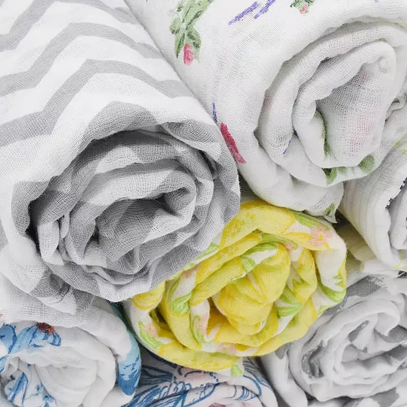 Soft 100% Cotton Baby Swaddle 🐣💛