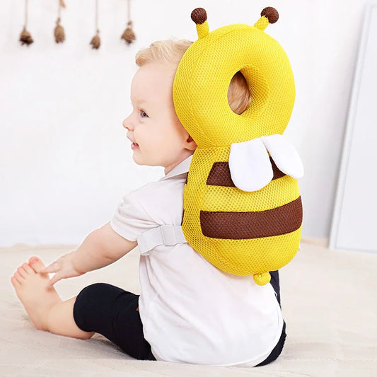 Christmas Gift Little Bee Baby Head Protection Pillow - Breathable anti fall hat suitable for Young Children's Head Protection