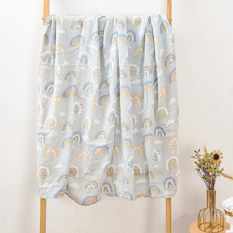 🍼 Baby Bamboo Swaddle – Soft Cozy Wrap 🐻