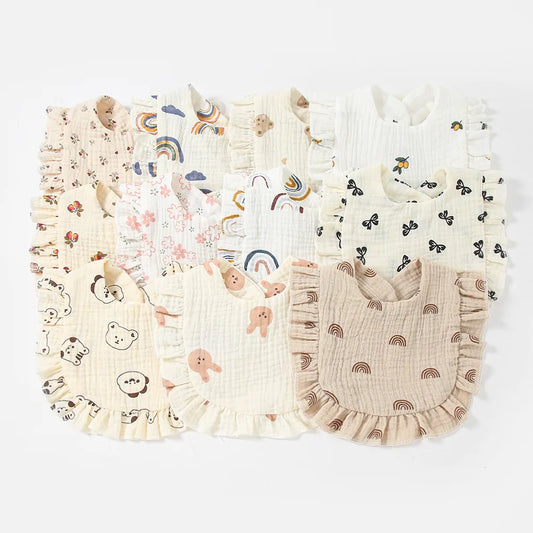 Floral Feeding Drool Bib