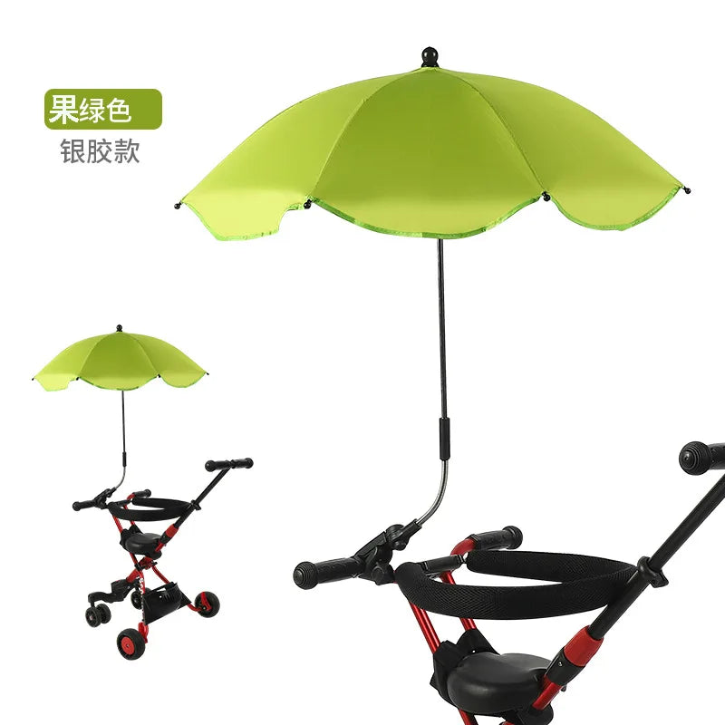 ☂️ Baby Stroller Umbrella – Adjustable UV Sunshade 🍼