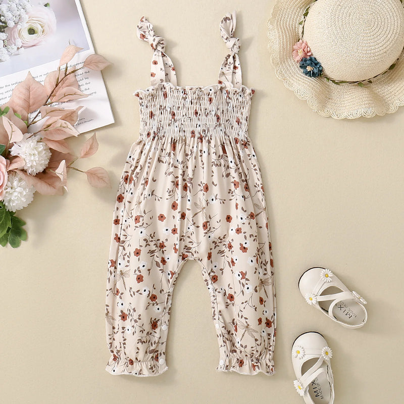 Floral Baby Girls Jumpsuit 🌸