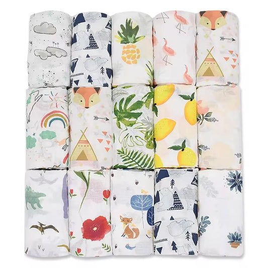 100% Cotton Baby Swaddles