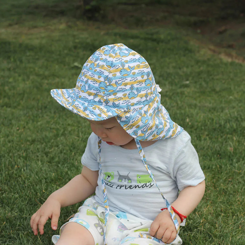 Adjustable Baby Sun Hat 🌞👶