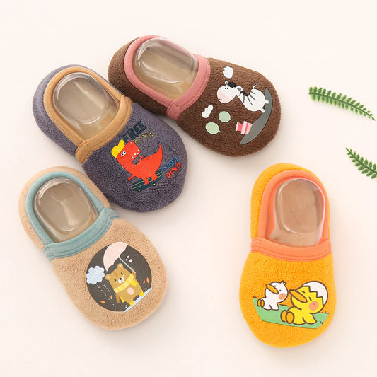 Baby Floor Socks Non-slip Soft Sole Toddler Sock Boy Girls Cotton Children's Toddler Warm Cute Cartoon Shoes Infant First Walker