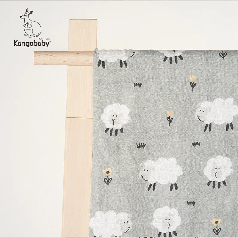 🍼 Baby Bamboo Swaddle – Soft Cozy Wrap 🐻