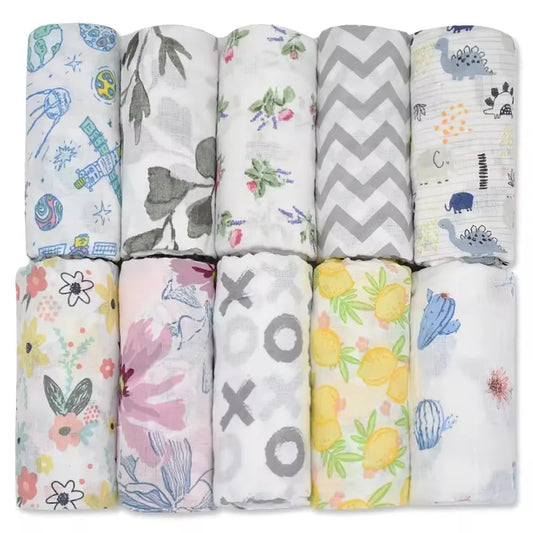 100% Cotton Baby Swaddles