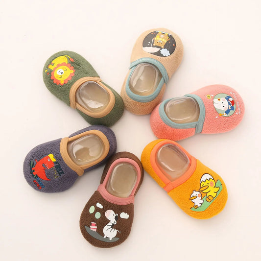 Baby Floor Socks Non-slip Soft Sole Toddler Sock Boy Girls Cotton Children's Toddler Warm Cute Cartoon Shoes Infant First Walker