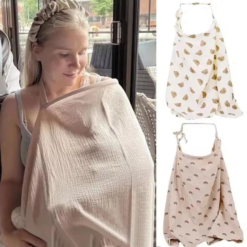 Breathable Baby Nursing Cover 🍼