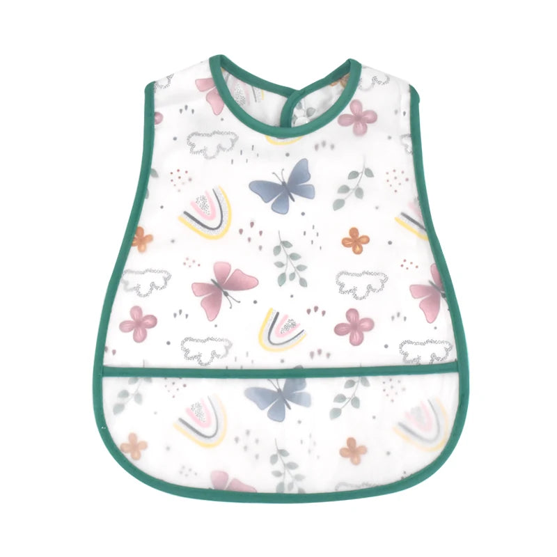 Cartoon Baby Feeding Bibs 🐻🍴