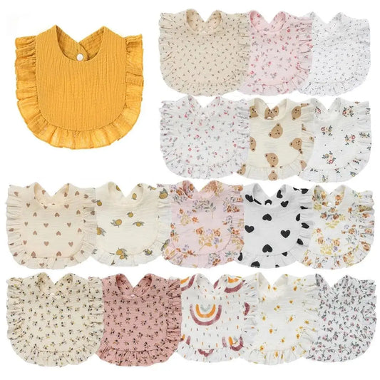 Floral Feeding Drool Bib