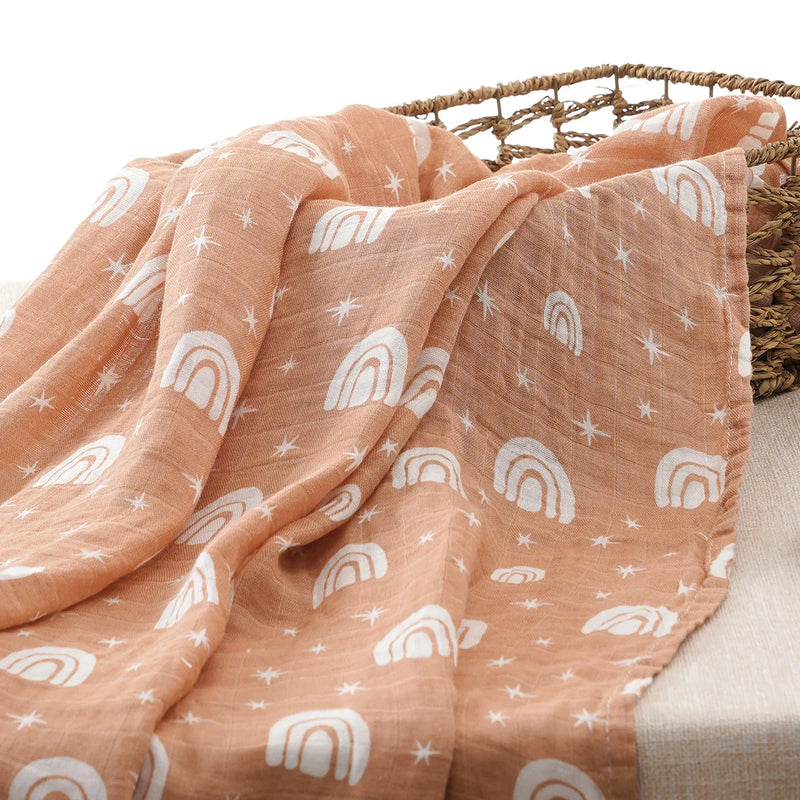 🍼 Baby Bamboo Swaddle – Soft Cozy Wrap 🐻