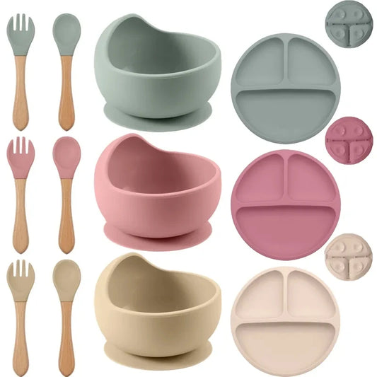 Baby Silicone Feeding Dishes