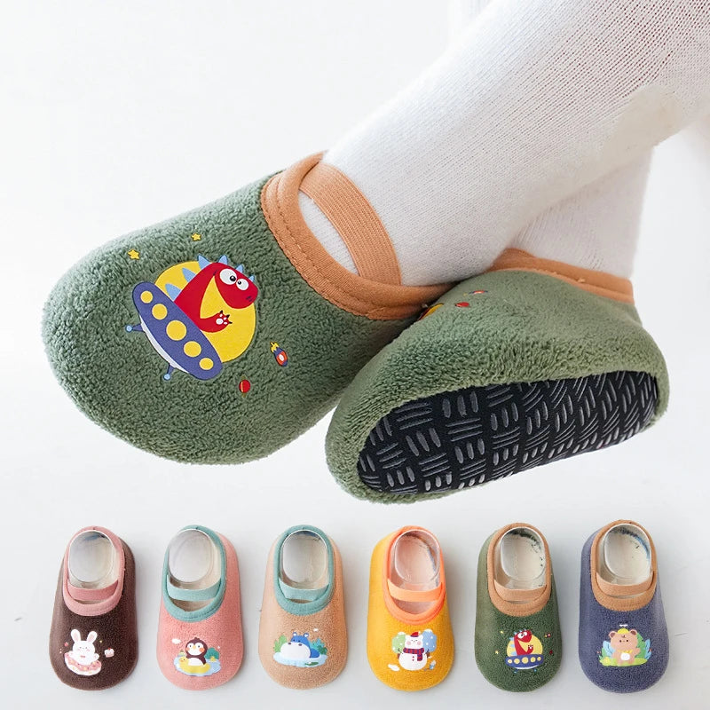 Cute Non-Slip Baby Animal Socks 🐾