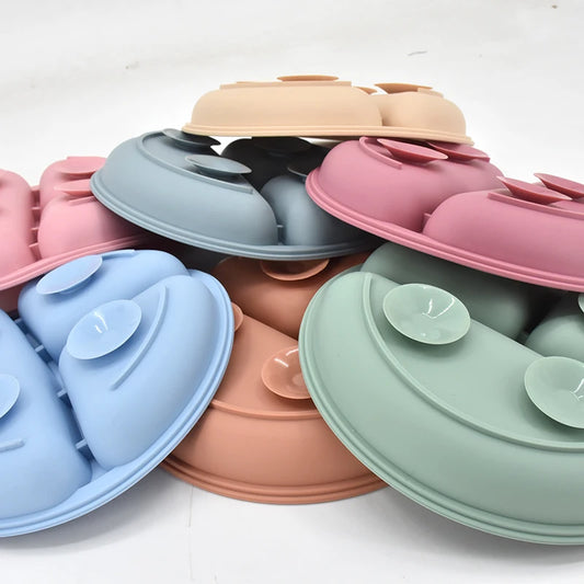 Baby Silicone Feeding Set.