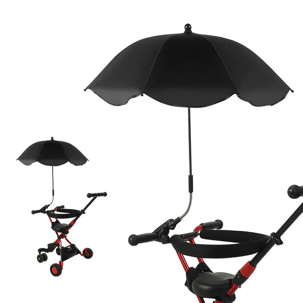 ☂️ Baby Stroller Umbrella – Adjustable UV Sunshade 🍼