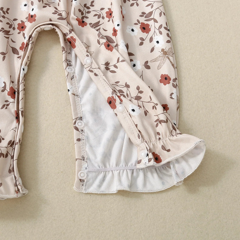 Floral Baby Girls Jumpsuit 🌸
