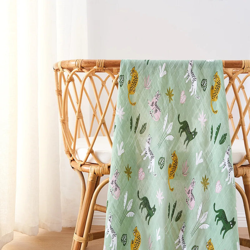 🍼 Baby Bamboo Swaddle – Soft Cozy Wrap 🐻