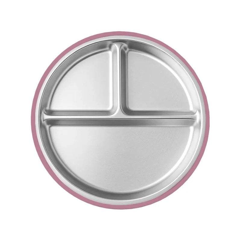 Baby Suction Bowl – Stainless & Silicone